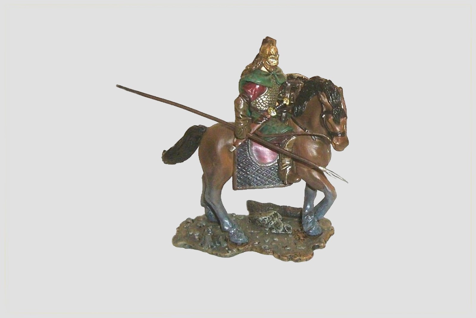 LOTR Rohan Horseman w/lance Armies of Middle Earth LORD OF THE RINGS toy soldier