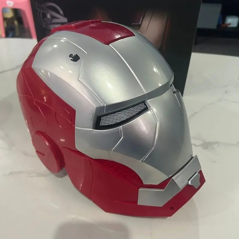 Marvel Comics Iron Man Helmet Electric Wearable Mask 1:1 Automatic Opening New