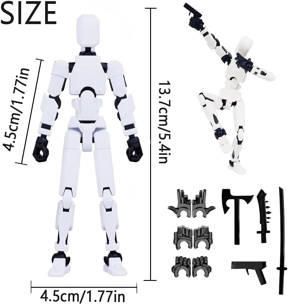 Titan 13 Multi-Jointed Action Figures – Perfect Desktop Decorations for All Ages