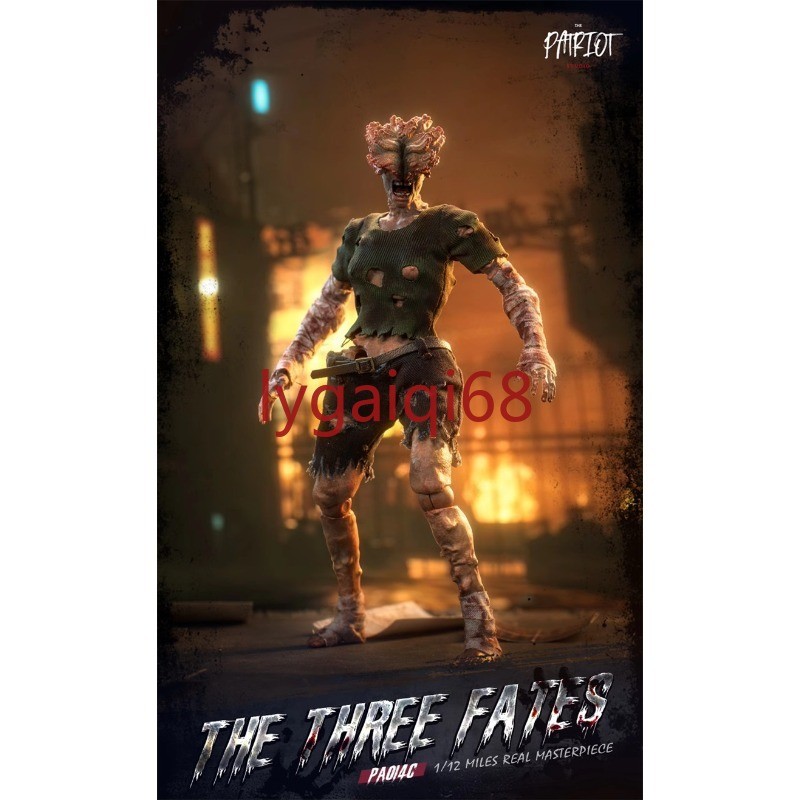 The patriot studio C Version 1/12 Action Figure The Last of Us Clickers Zombie