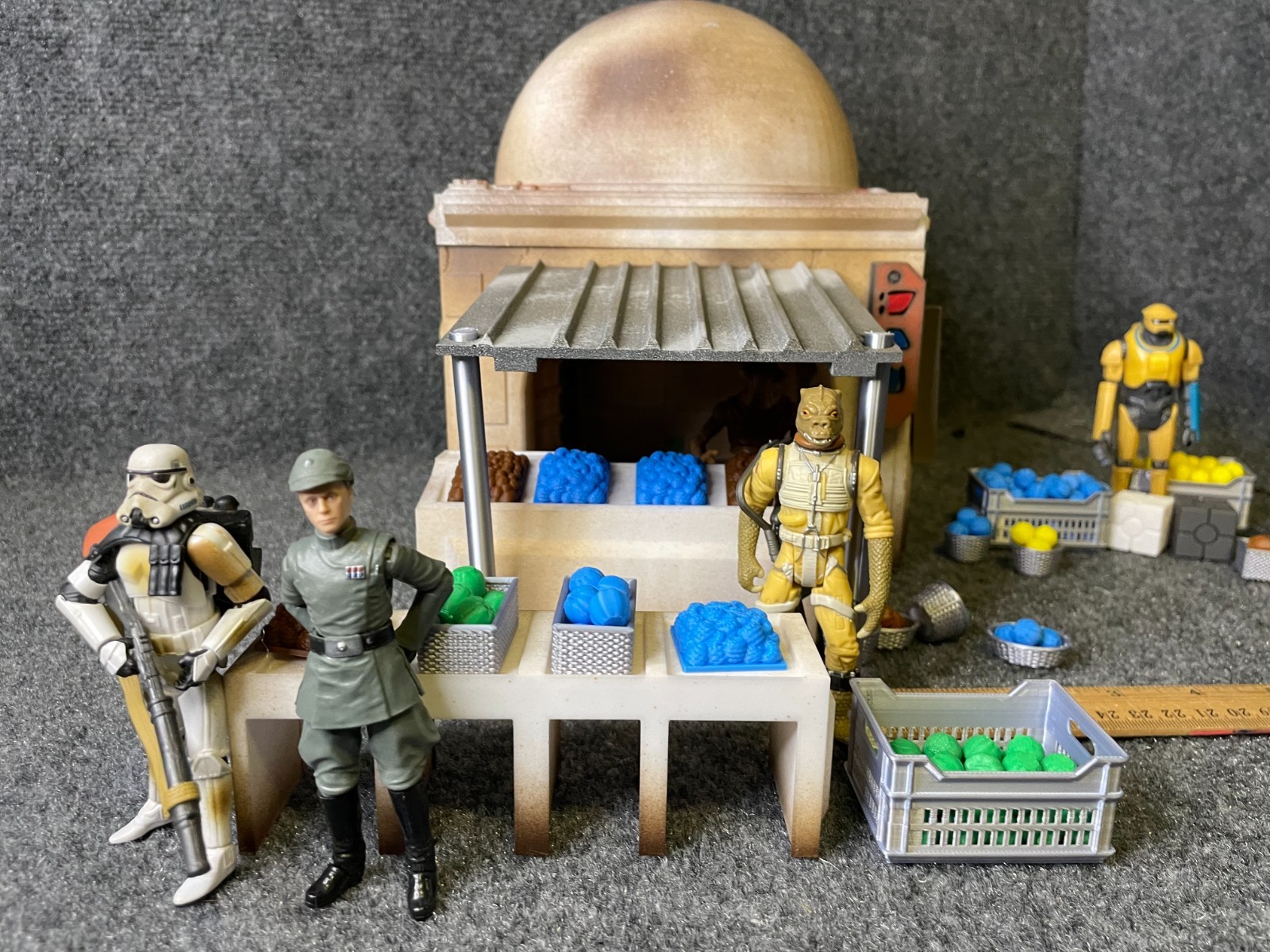 Star Wars inspired storefront 3.75 Custom store front type 3 A1 Alternate paint