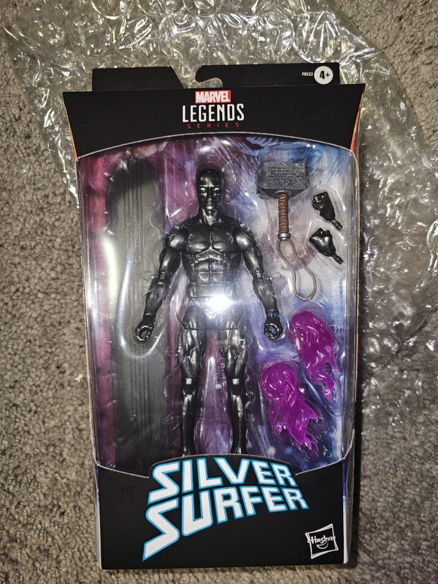 Marvel Legends Series Walgreens Exclusive Silver Obsidian Surfer NIB