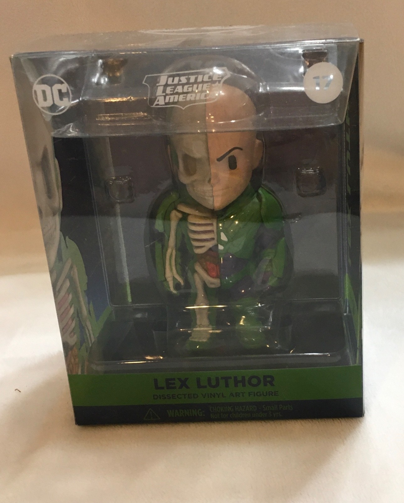 Mighty Jaxx XXRay DC Comics Lex Luther 4D Vinyl Action Figure By Jason Freeny DC