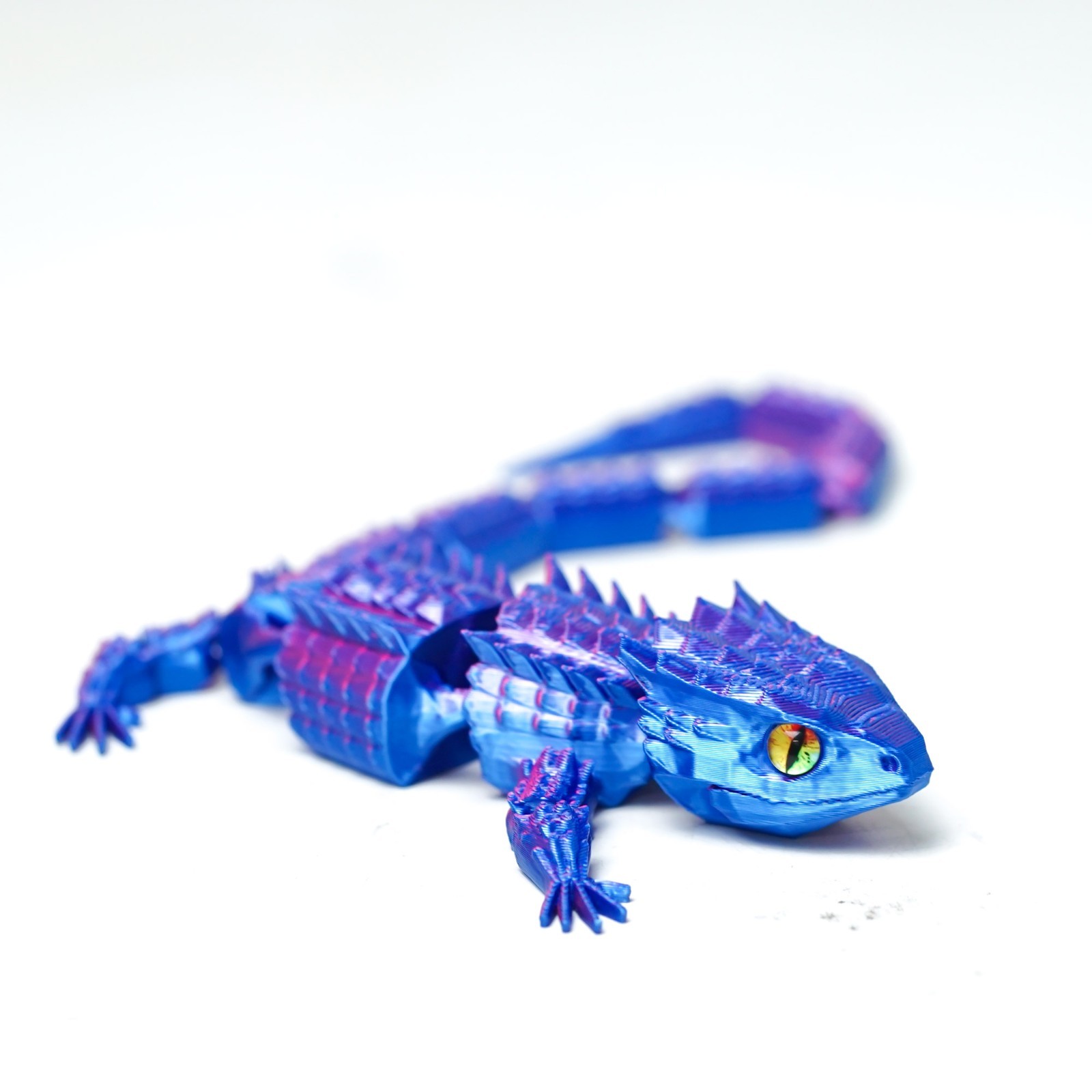10.63inch 3D Printed Lizard Model,Articulated Animals figure,Toys Home Decor