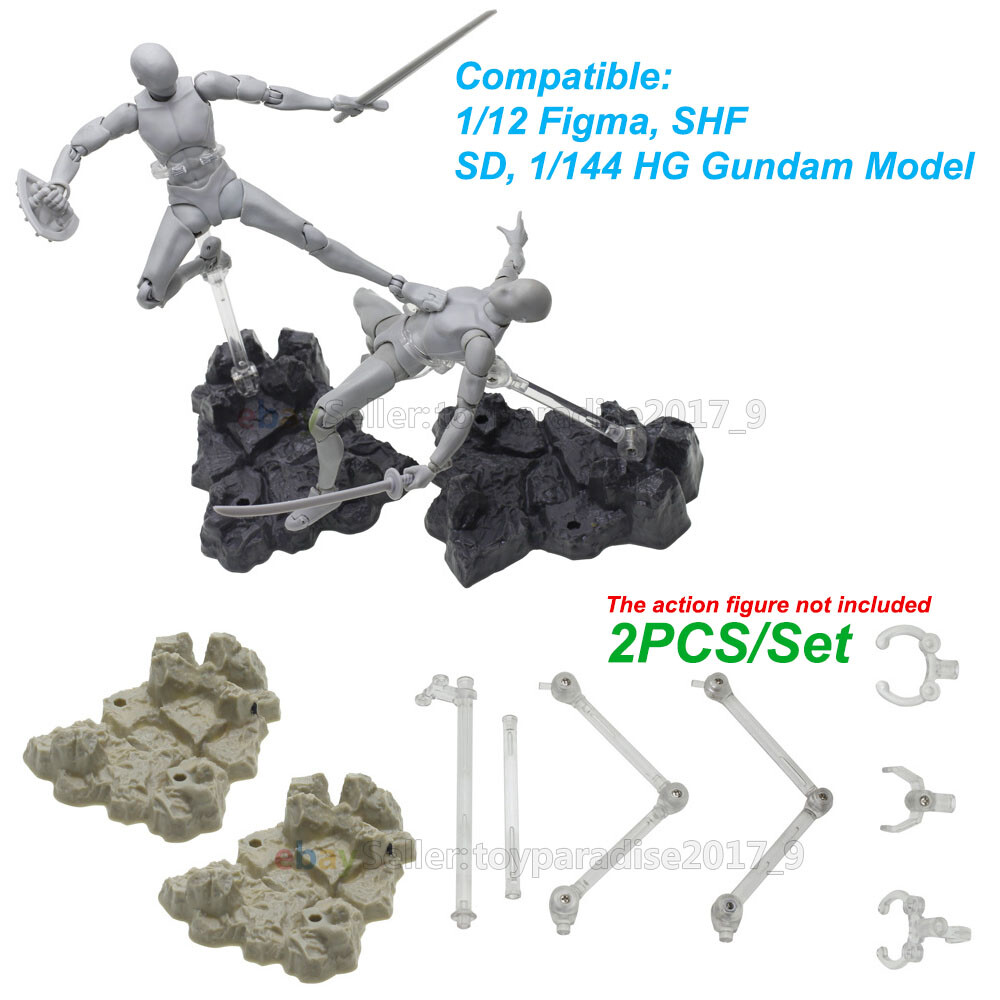 Tamashii Effect Impact Action Rock Effect Figure Stand Holder Base Figma SHF DIY