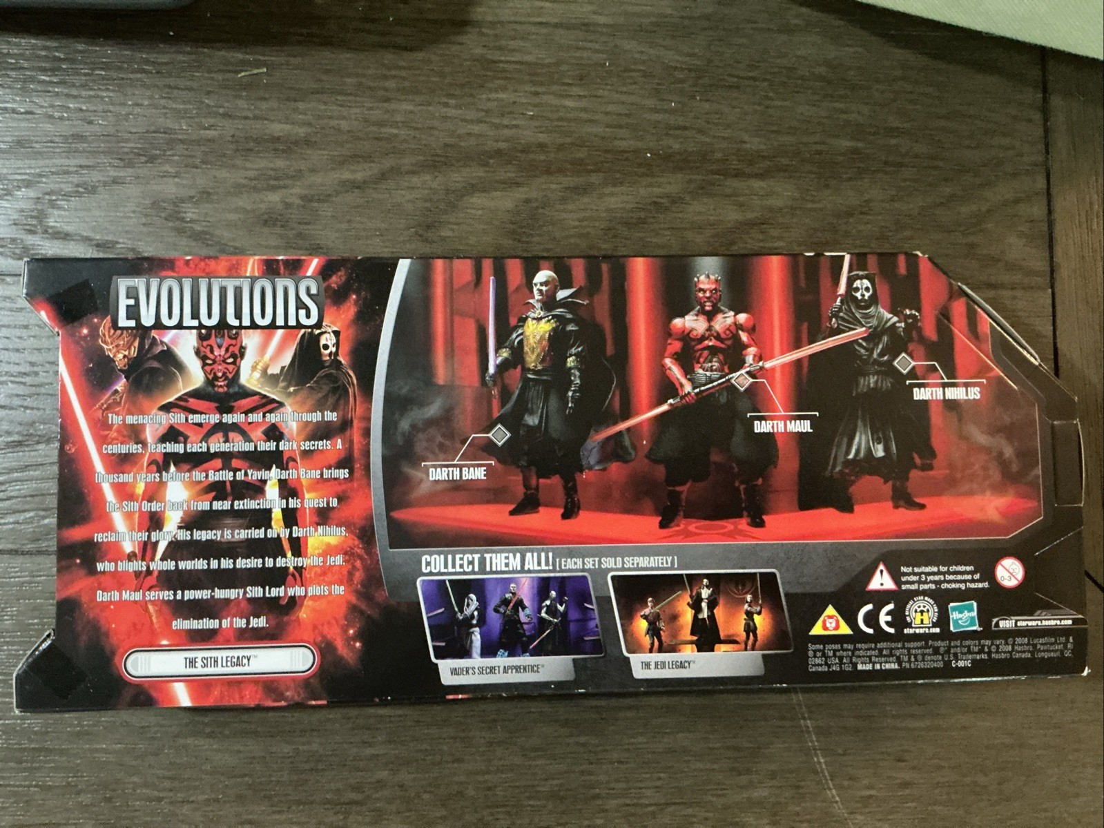 Star Wars 30th Evolutions The Sith Legacy Figure Hasbro Darth Nihilus Bane Maul