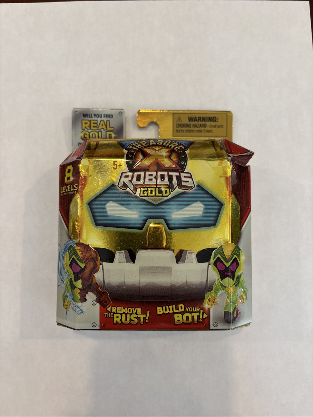 Treasure X Robots Gold New In Excellent Condition