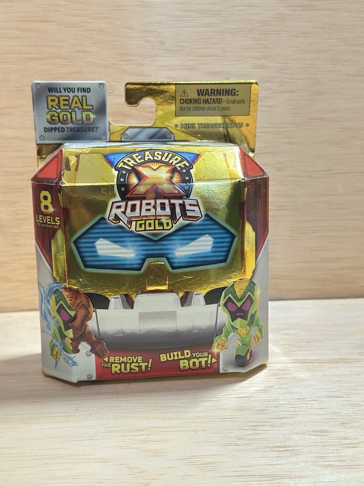 1-Treasure X Robots Gold – Mini Treasurebots NIB- Sealed