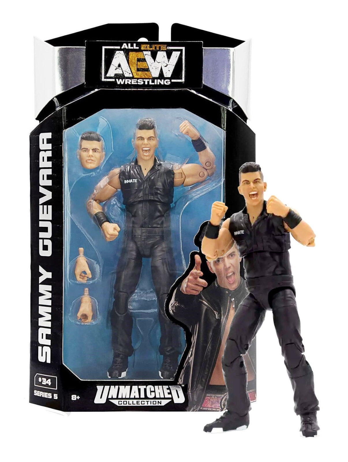 AEW Unmatched Collection Sammy Guevera 6&Prime; Figure Series 5 #34 New in Box