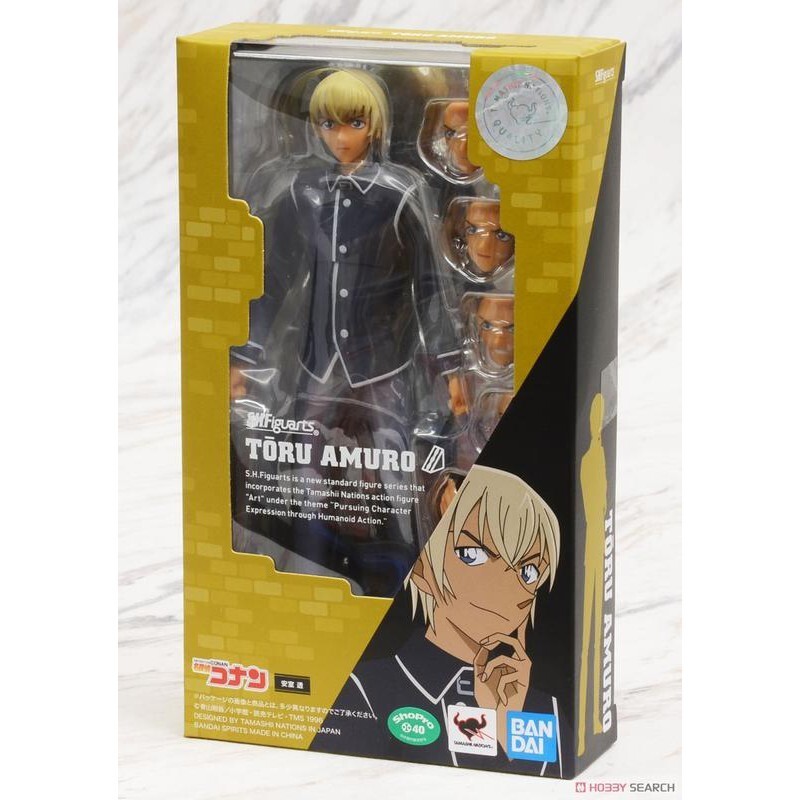 BANDAI S.H.FIGUARTS DETECTIVE CONAN TORU AMURO 160mm ACTION FIGURE