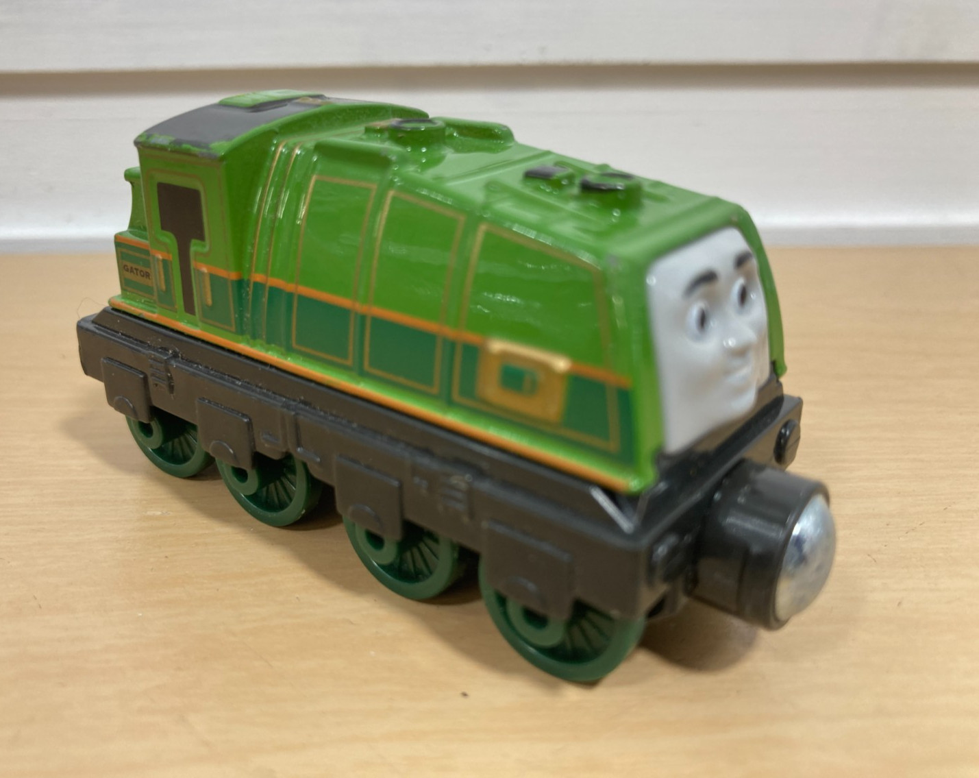 Thomas Friends Take n Play Along diecast train engine Gator 2013 Mattel BCW92