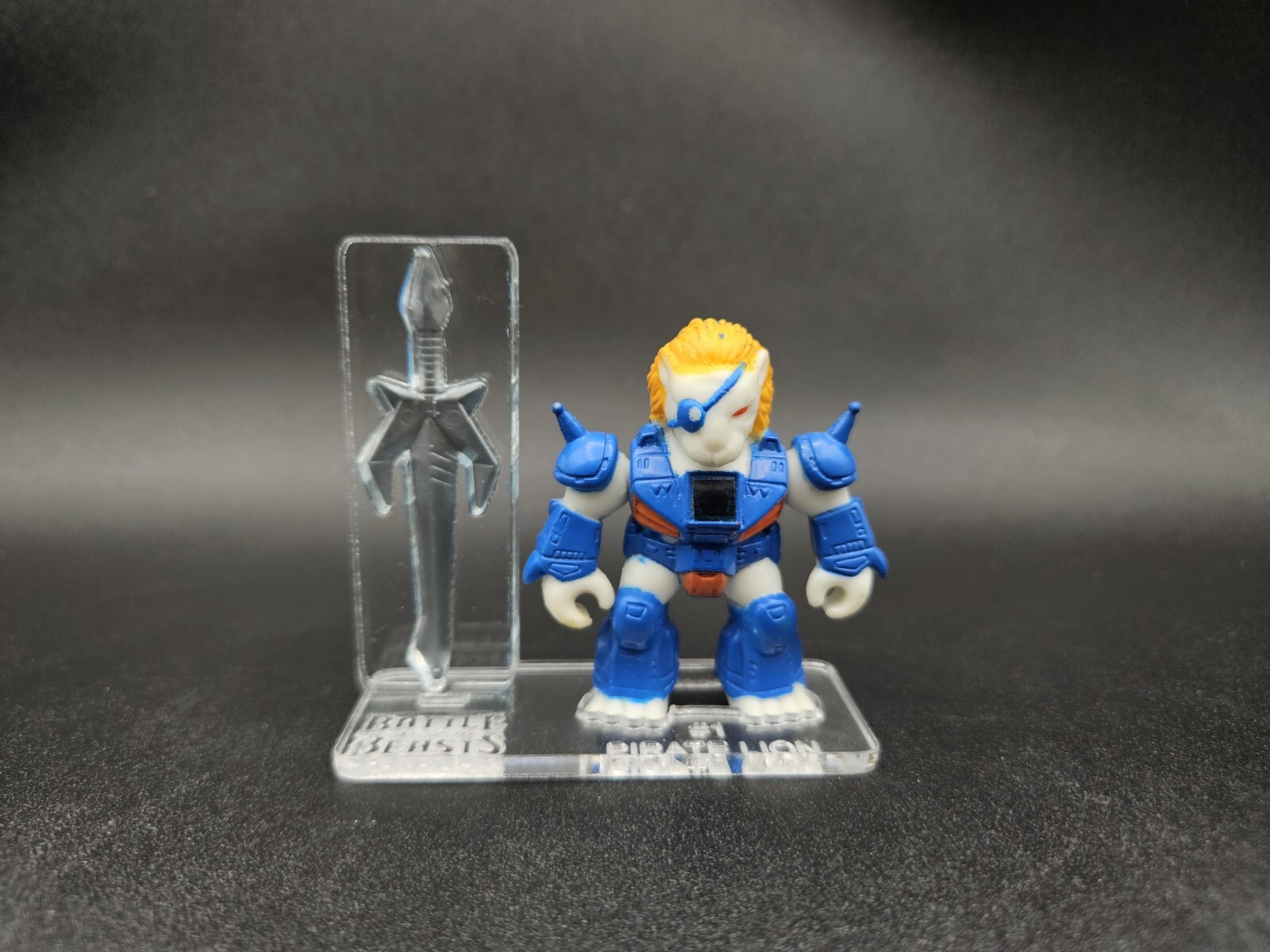 Battle Beasts Pirate Lion #1 Acrylic Base Set *** No Toy Included ***