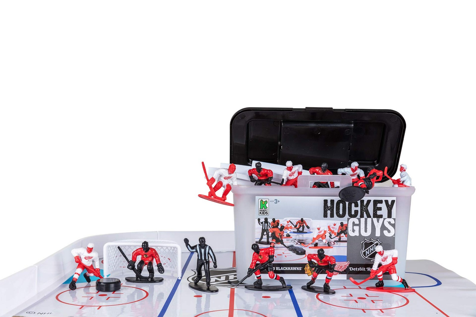 Kaskey Kids NHL Hockey Guys – Blackhawks vs. Red Wings, 27-Piece Set