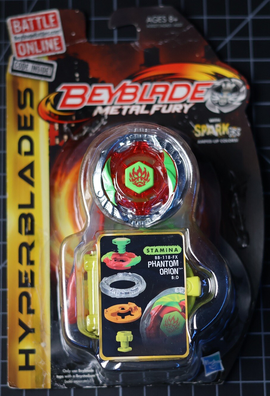 Phantom Orion BD Beyblade Metal Fury Hyperblades Hasbro 2 G1N