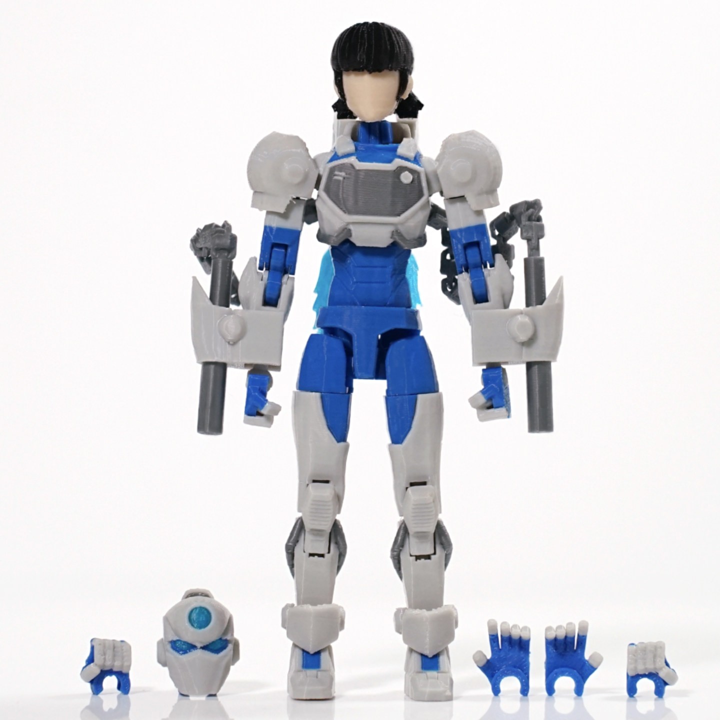 SUPER 3D Invincible Tech Jacket Zoe Action Figure with Stand