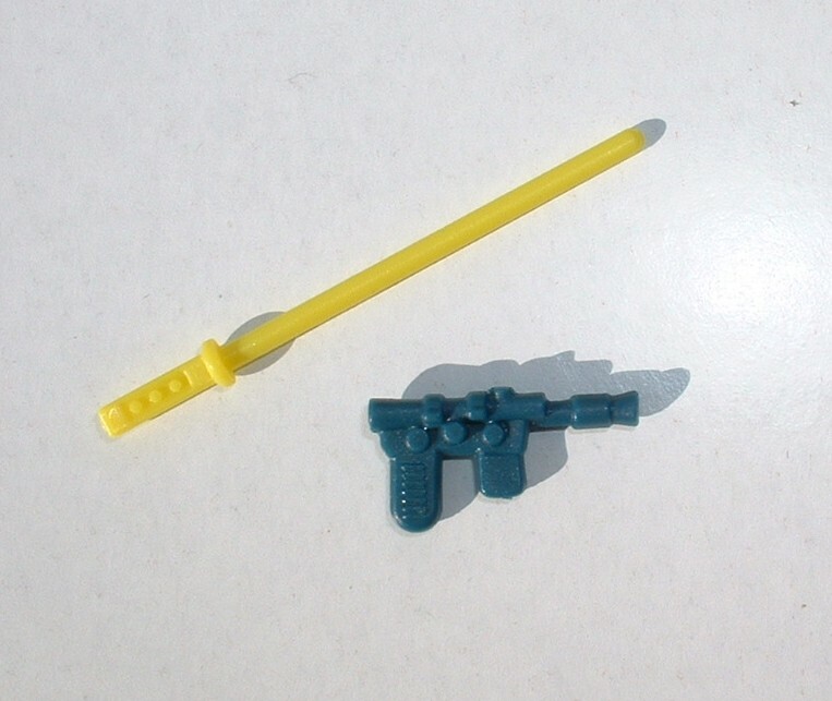 Luke Bespin Yellow FLOAT Lightsaber Blue REPRO Custom Weapons Vintage Star War