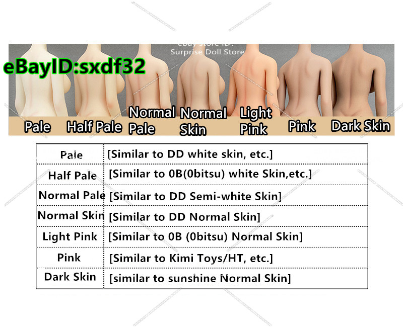 1/3 LDDOLL 60xxl Female Silicone Seamless Body 60cm Figure fit DD bjd Head