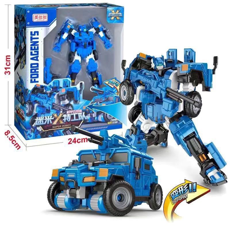 Transforming Robot: Miniforce Volt, Sami, Max & Lusi – Action Figures in Box