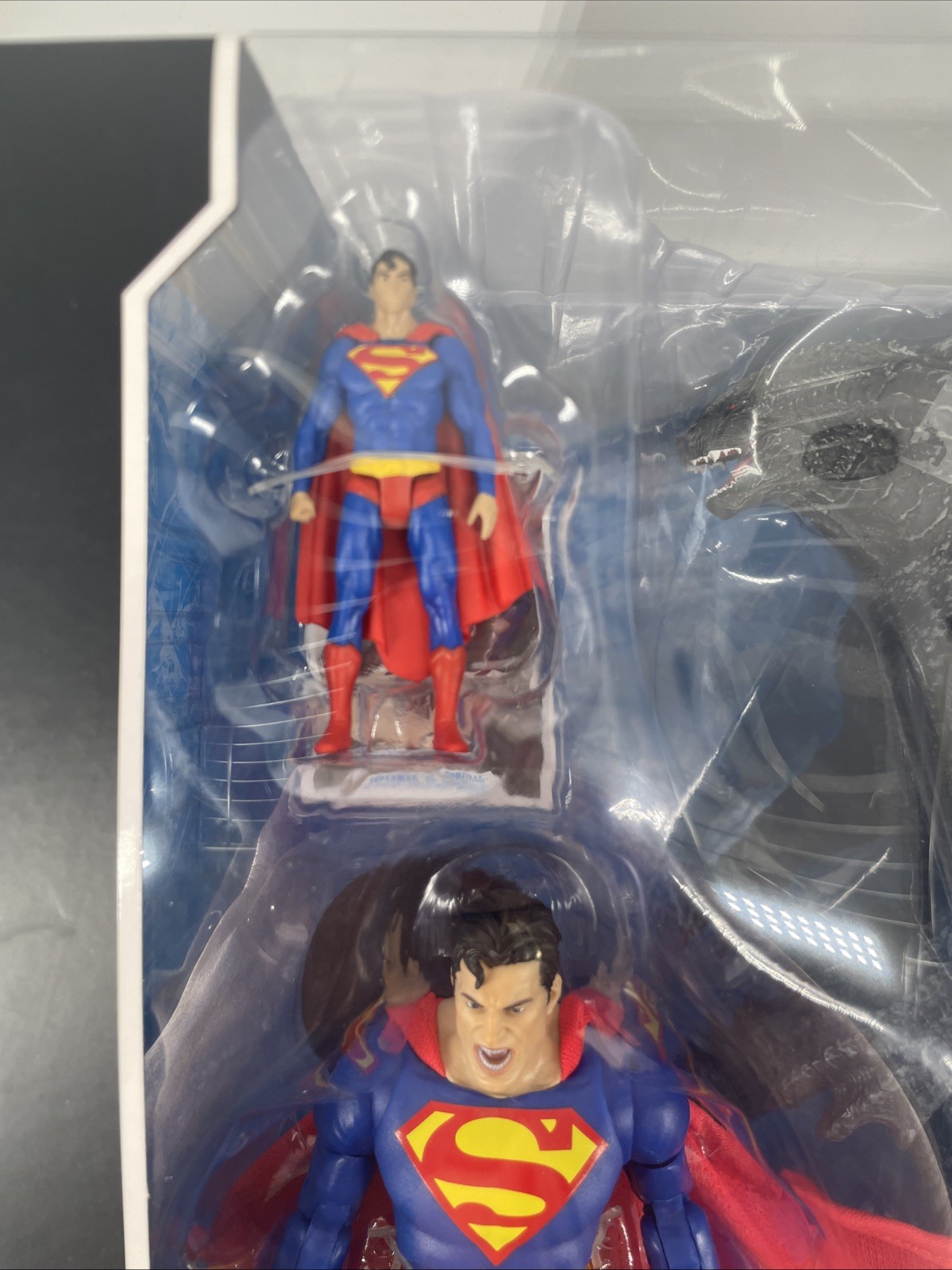 New McFarlane DC Multiverse Monsterverse Justice League Superman vs Godzilla Set