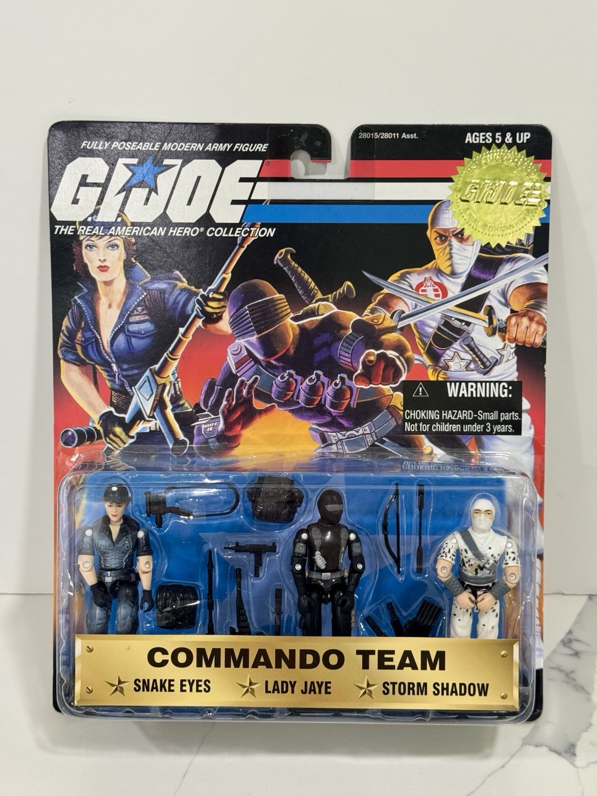 NEW G.I. Joe Commando Team Snake Eyes Lady Jaye Storm Shadow Collector&rsquo;s Edition