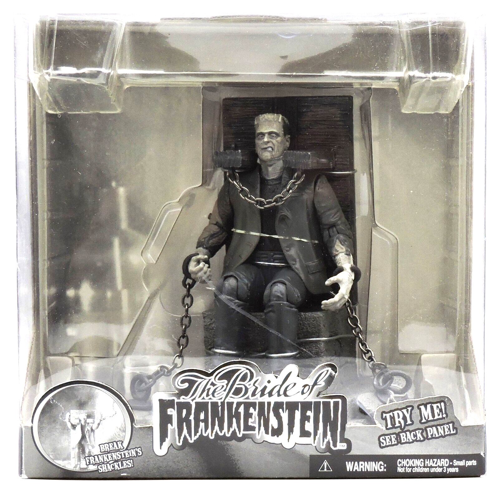 Jakks Pacific 2004 The Bride of Frankenstein Action Figure w/ Diorama NIB