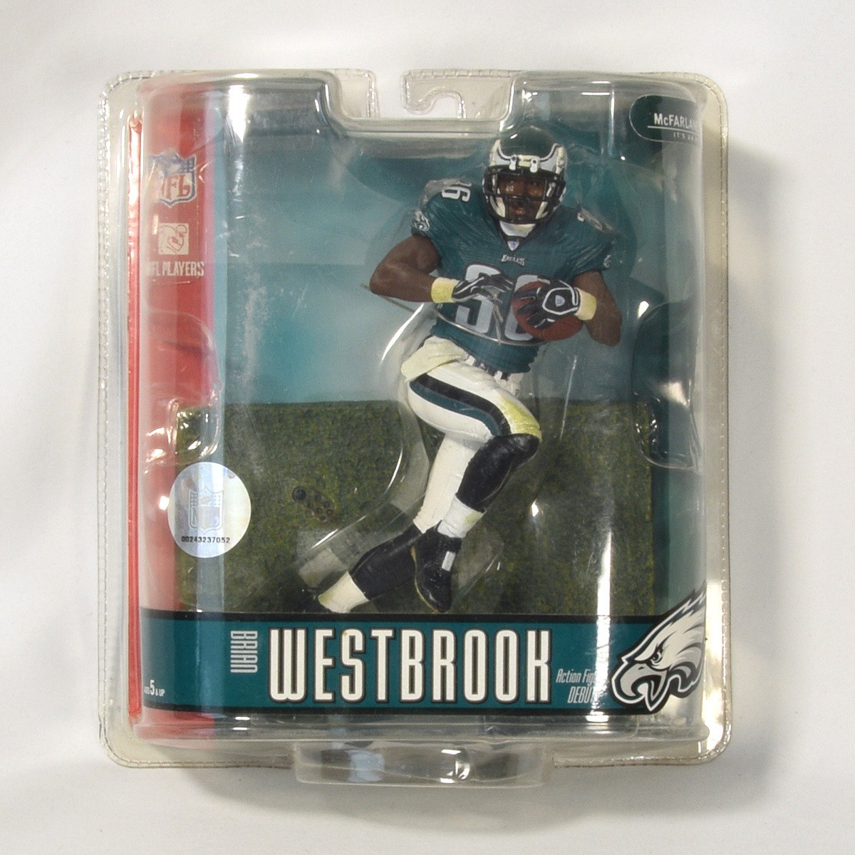 2007 Mcfarlane Brian Westbrook #36 Philadelphia Eagles NFL Football Figure NEW