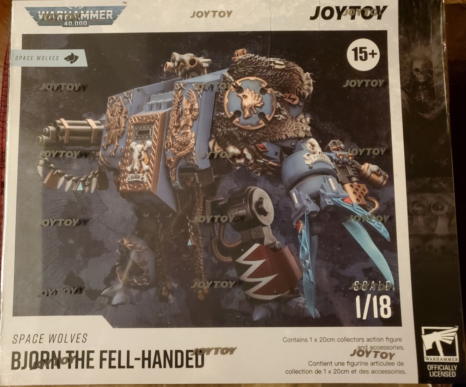 JoyToy Warhammer 40,000 40K Space Wolves Dreadnought Bjorn the Fell-Handed