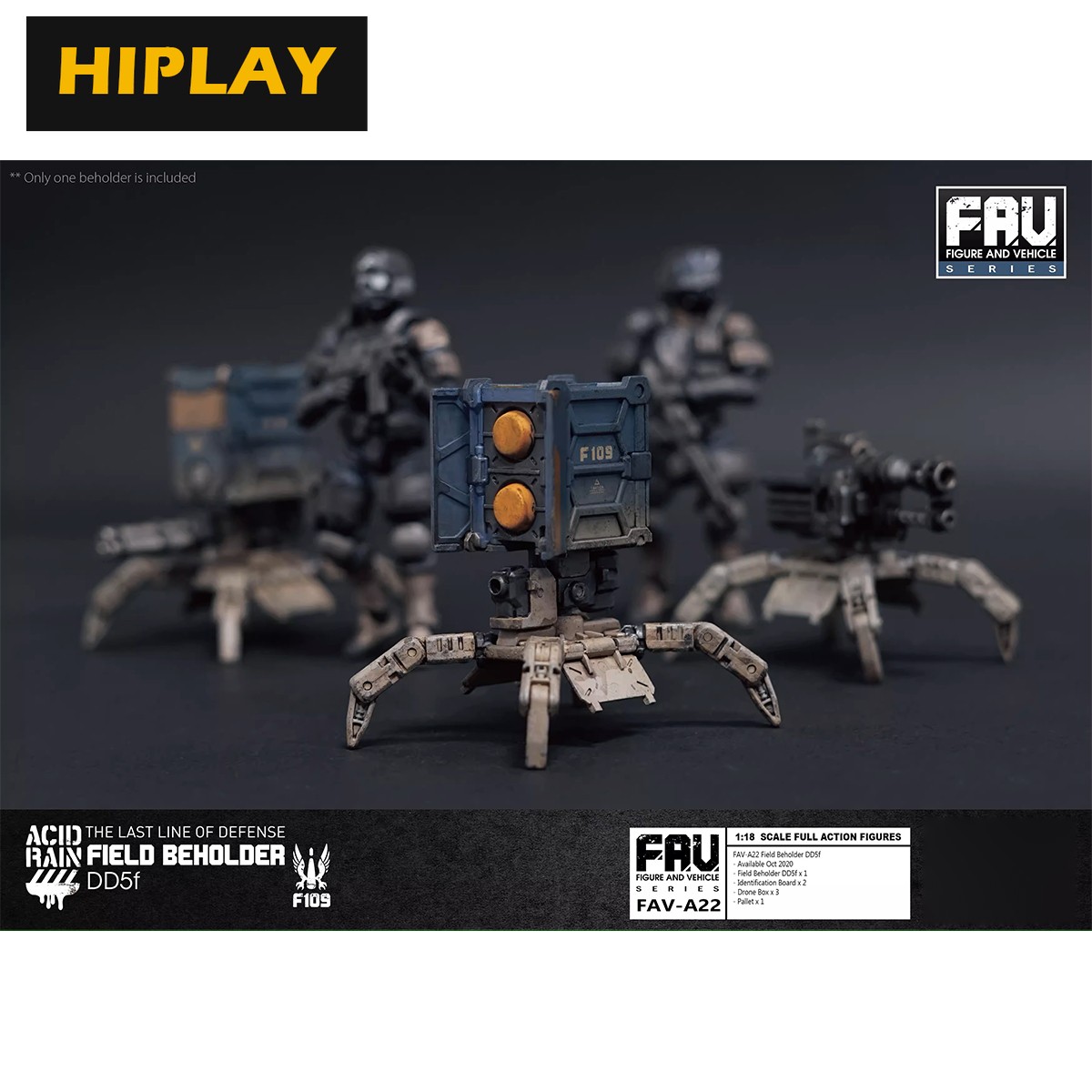 HiPlay TOY ALLIANCE Acid Rain World 1/18 Field Beholder DD5f Action Figures