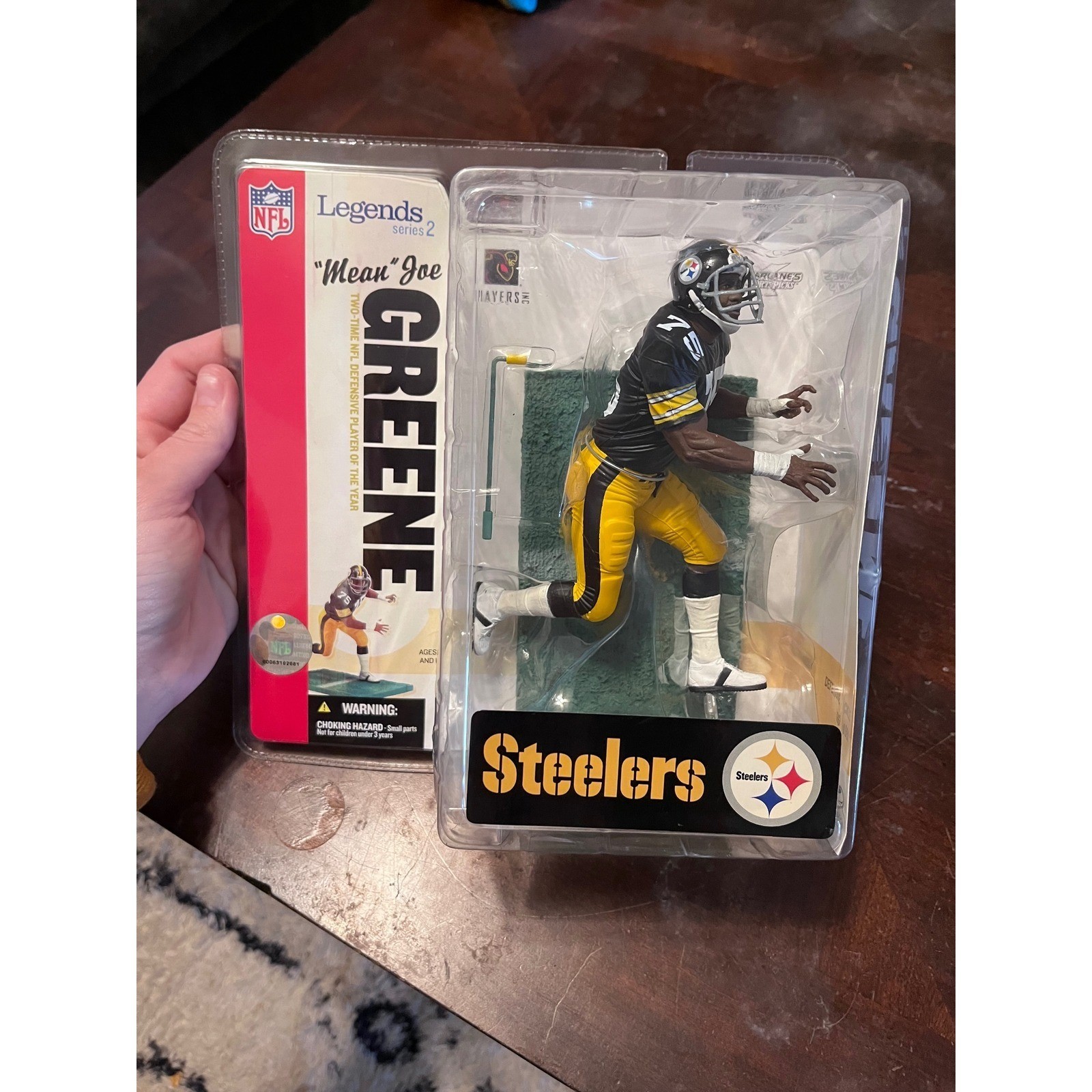 MEAN JOE GREENE- Pittsburgh Steelers Todd Mcfarlane Legends 2006