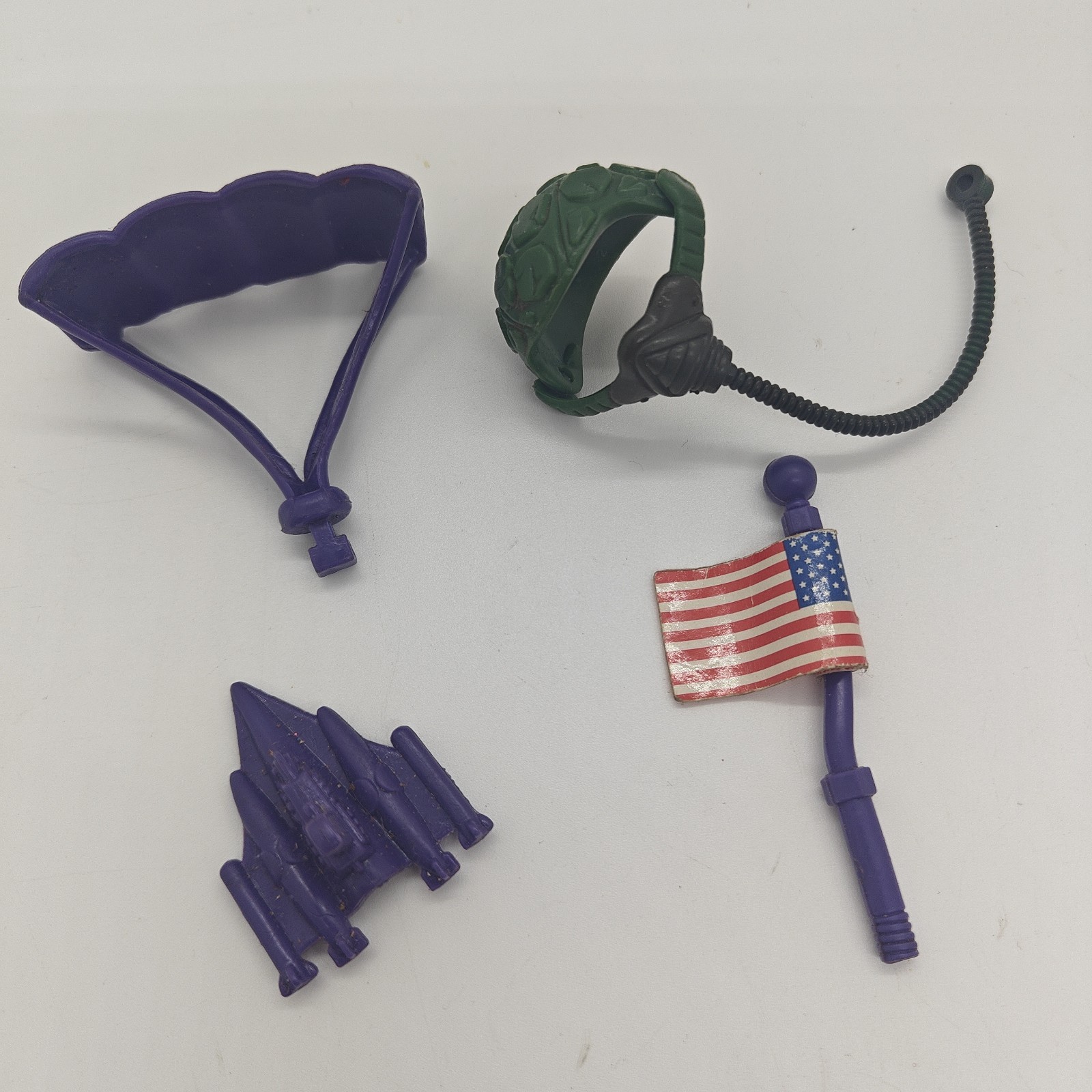Vintage Pro Pilot Don Teenage Mutant Ninja Turtles Playmates 1991 Accessories