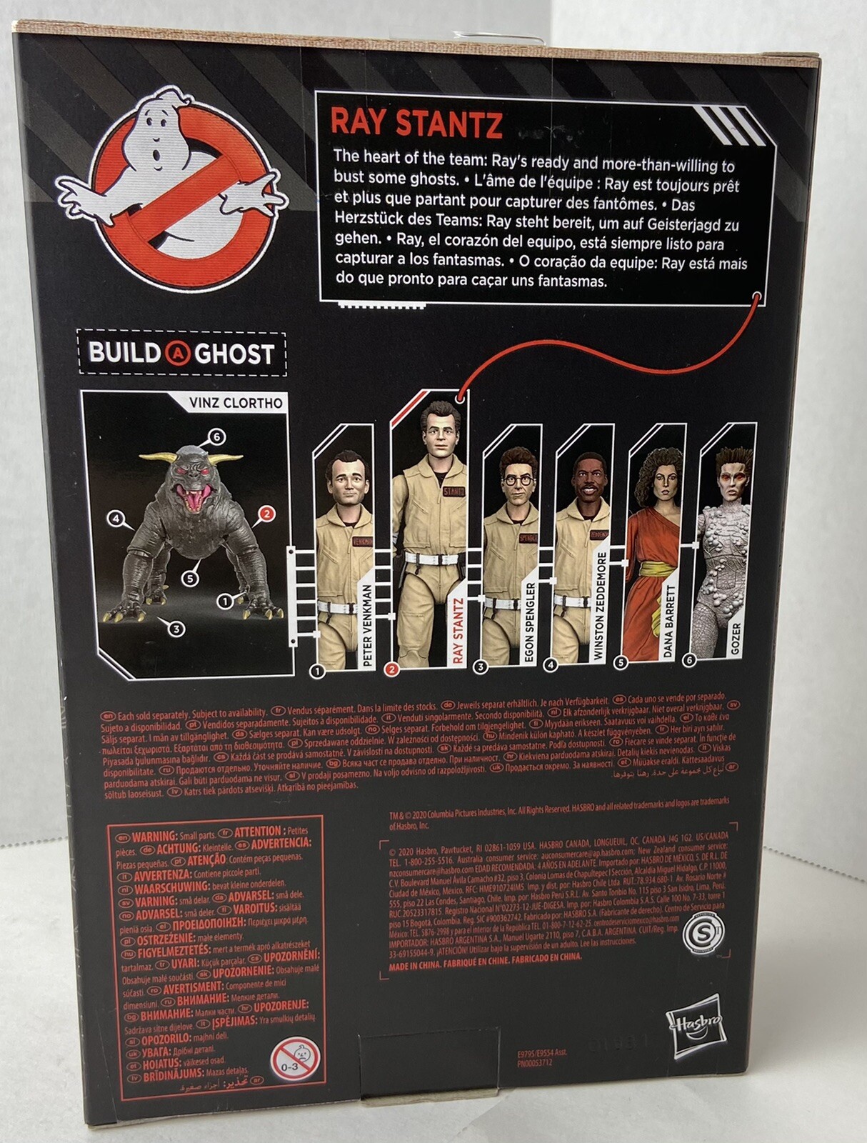 Hasbro Ghostbusters Plasma Series Ray Stantz Dan Aykroyd Figure 6&Prime; In Stock