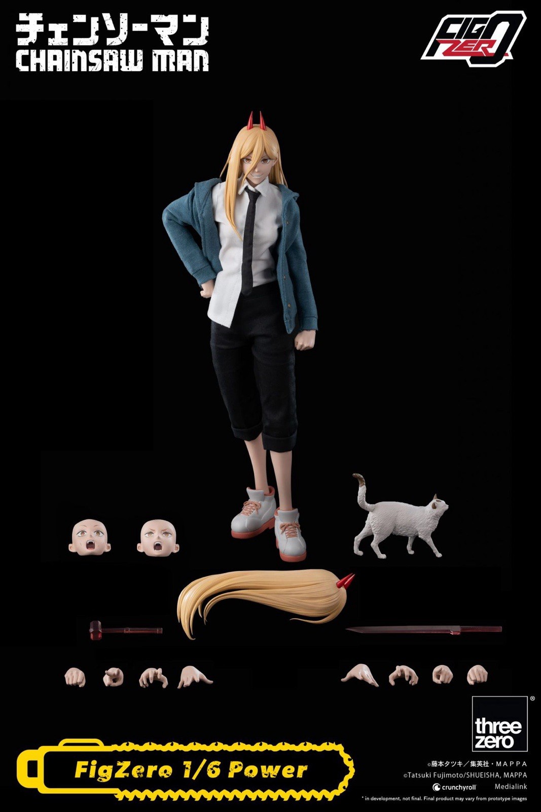 Threezero Chainsaw Man DENJI POWER MAKIMA AKI 1/6 Figure Set Figzero Authentic
