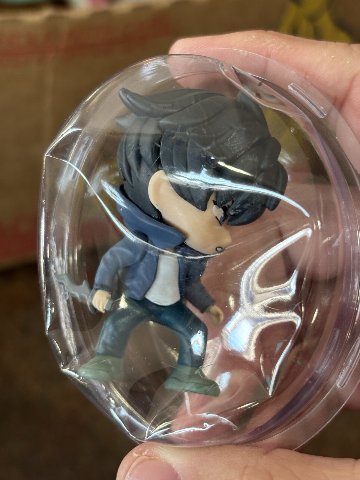 Solo Leveling PhatMojo Series 1 Blind Bag Mini Figure – Sung Jinwoo Gray Dagger
