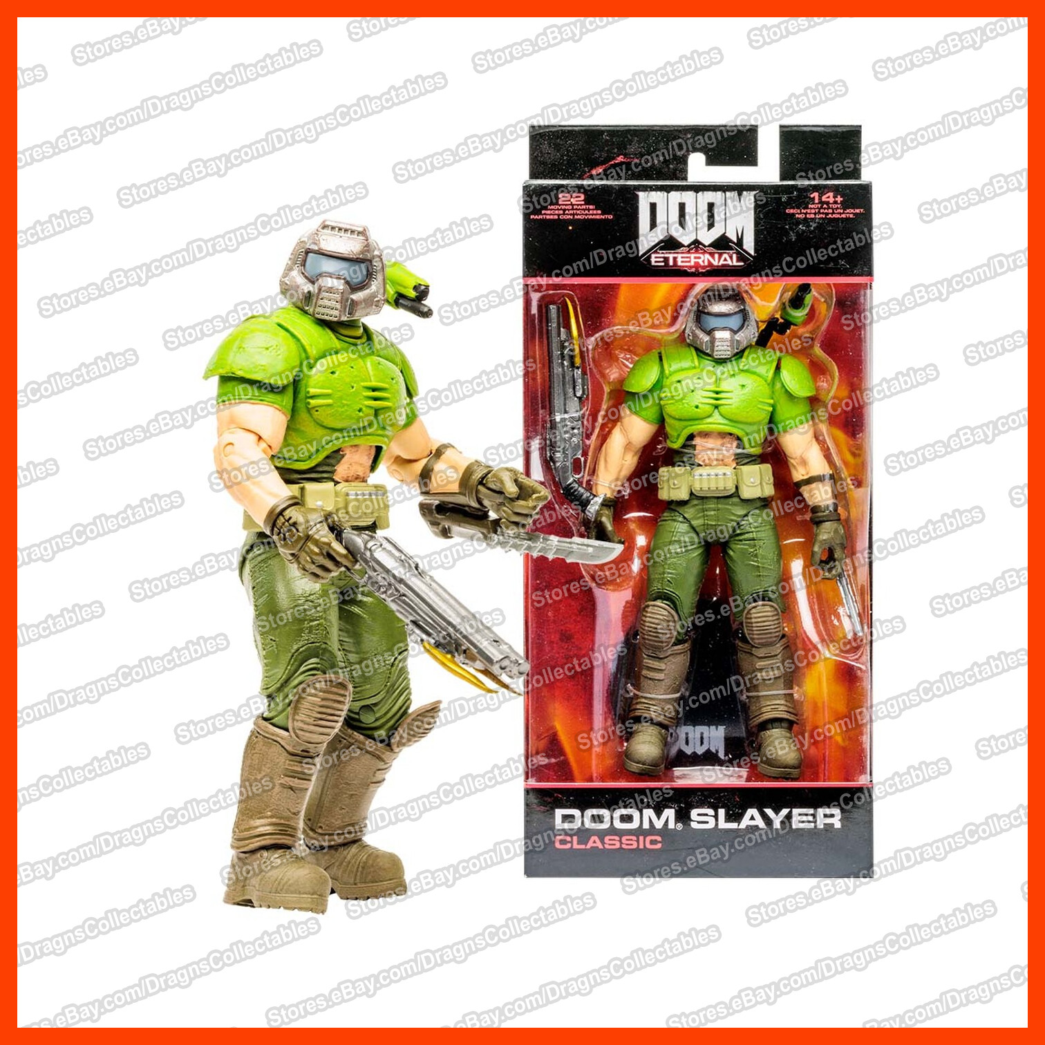 Classic Doom Guy Slayer McFarlane toys exclusive US SELLER IN HAND NEW AUTHENTIC