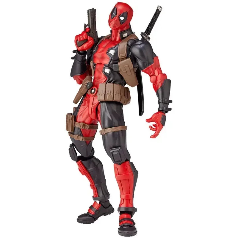 Revoltech Style Wolverine & Deadpool Comic Ver. Action Figure – Movable Joint To