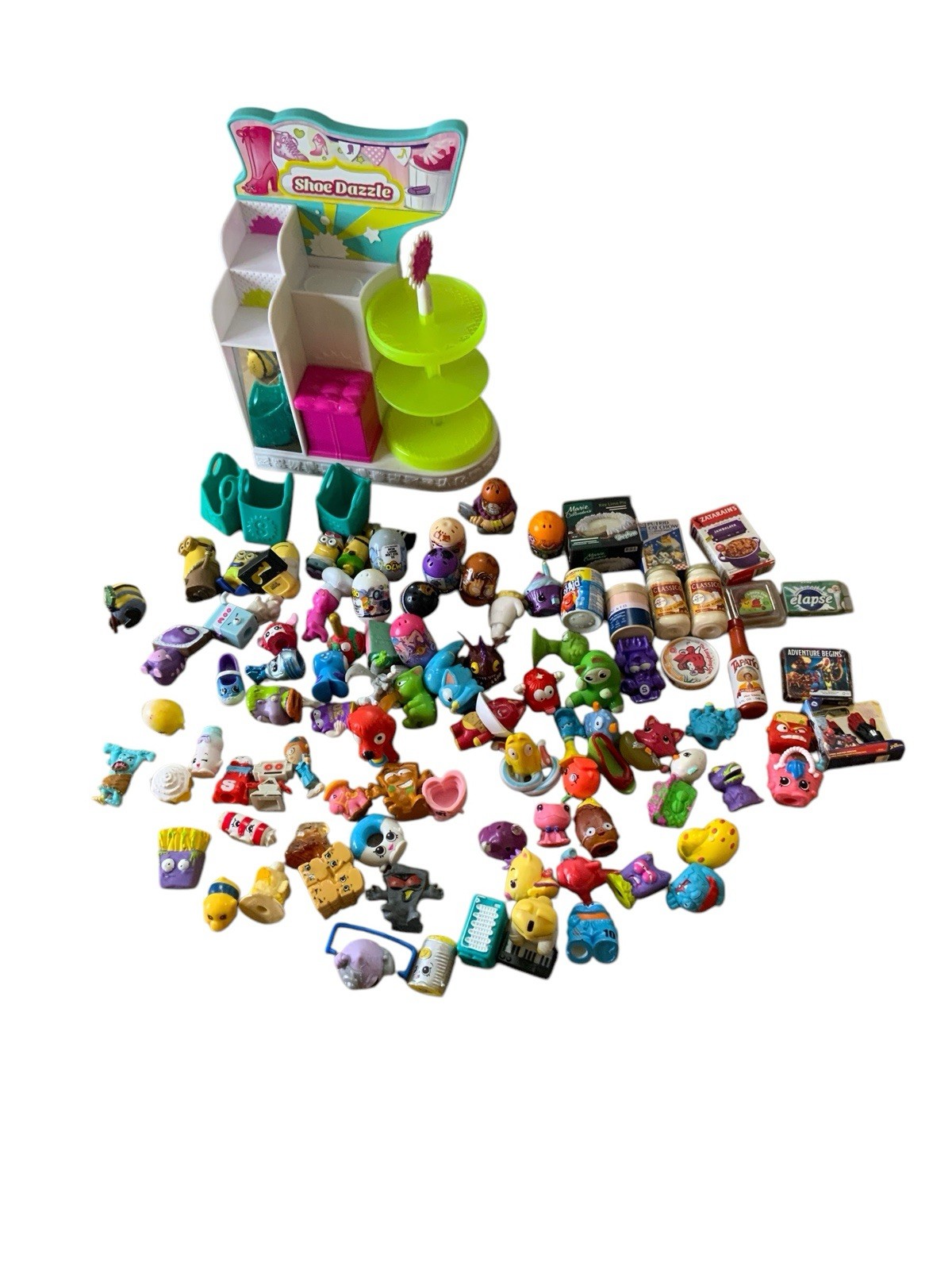 Large Lot Of Shopkins, Mini Brands, Mighty Beans, Zuru And Other Mini Toys