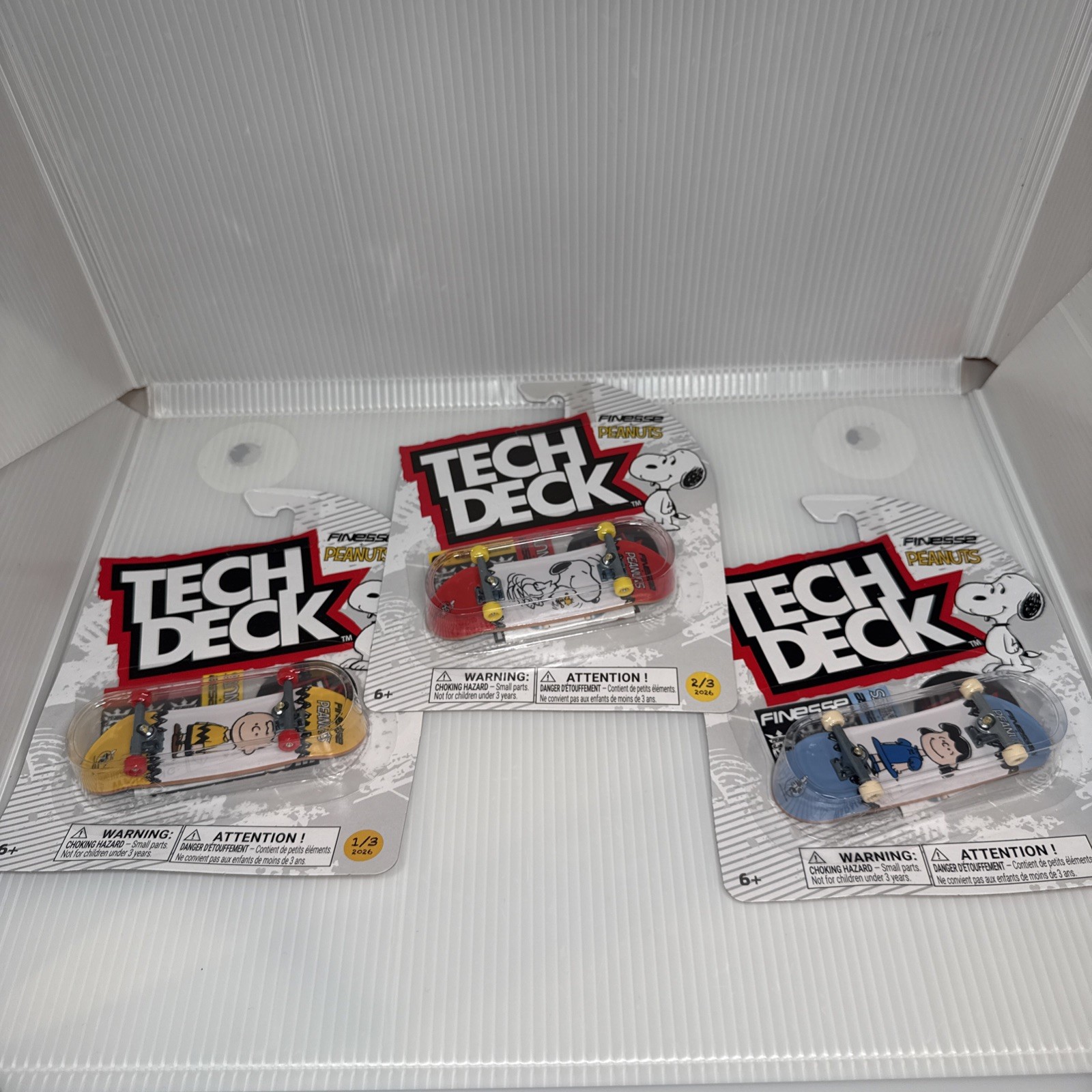 Charlie Brown X Finesse Techdeck 75th Anniversary LIMITED EDITION Set!