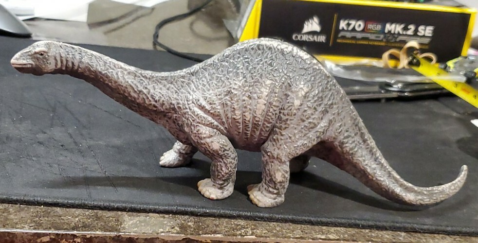 2002 Schleich Germany Apatosaurus Dinosaur Toy Model Figure 9-1/2&Prime; x 3-1/2&Prime;
