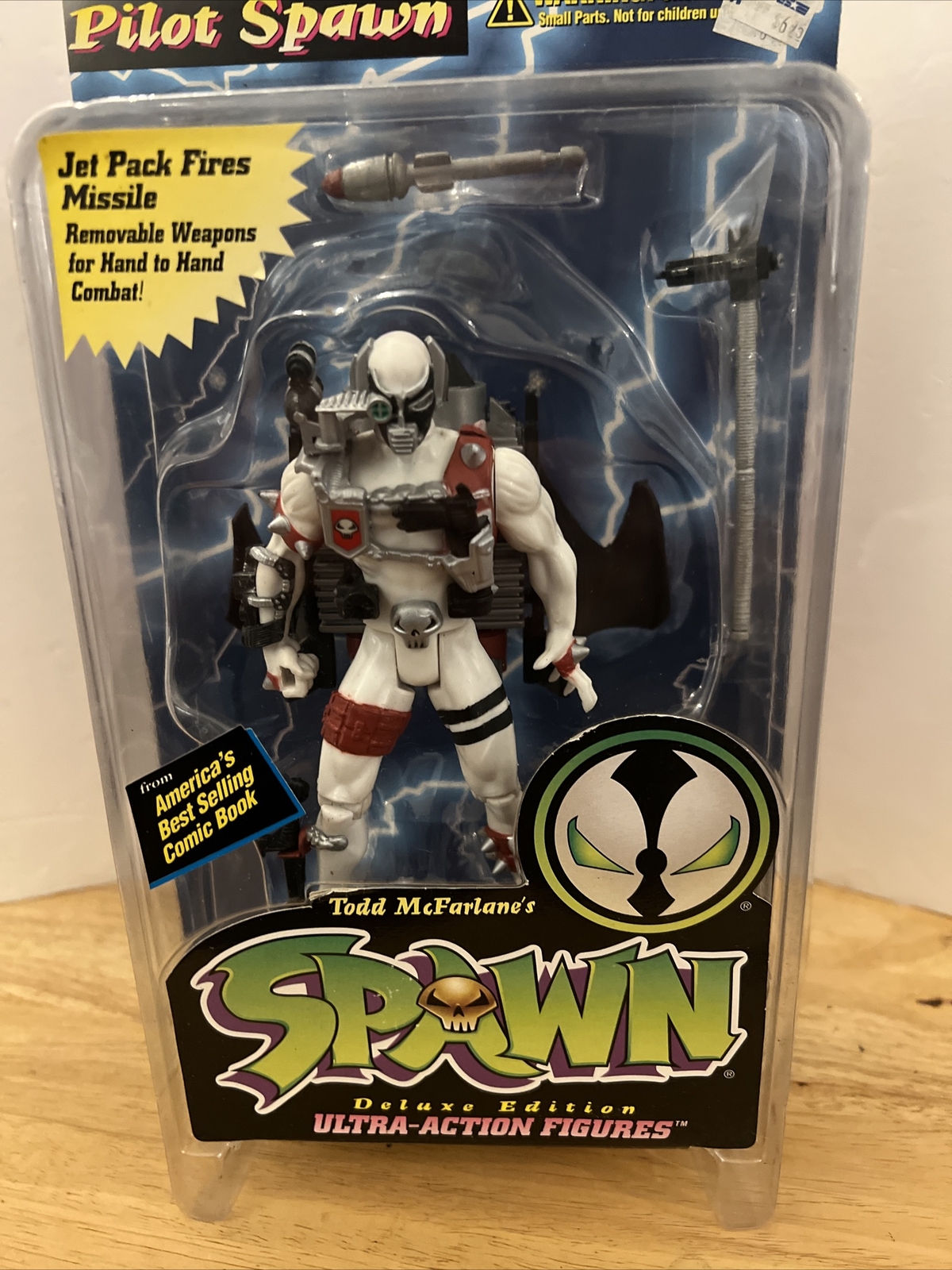 McFarlane Toys Spawn Pilot Spawn Action Figure Black 5.5 Inches