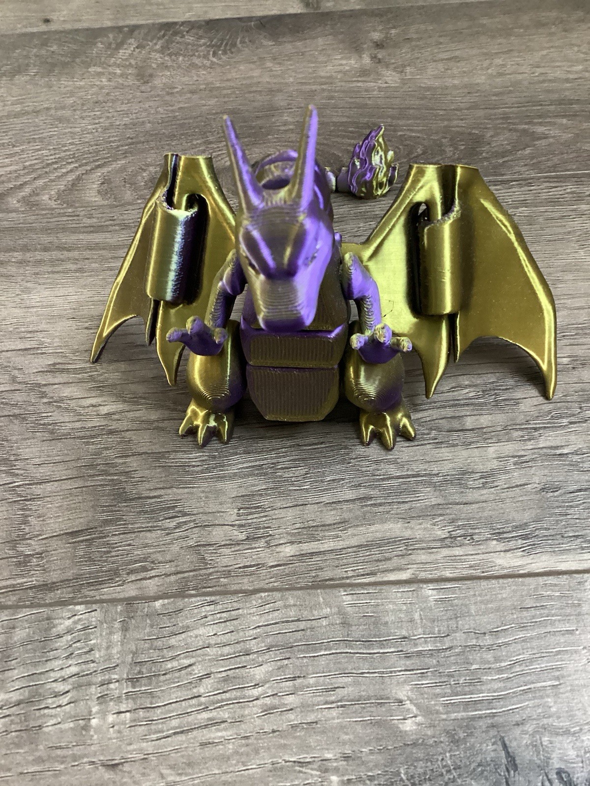 3D Printed Charizard Pokémon Dragon Articulated Flexible 8 Inches Long