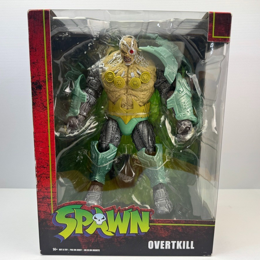 Macfarlane Toys Spawn Overtkill Action Figure Brand New Sealed Free Postage