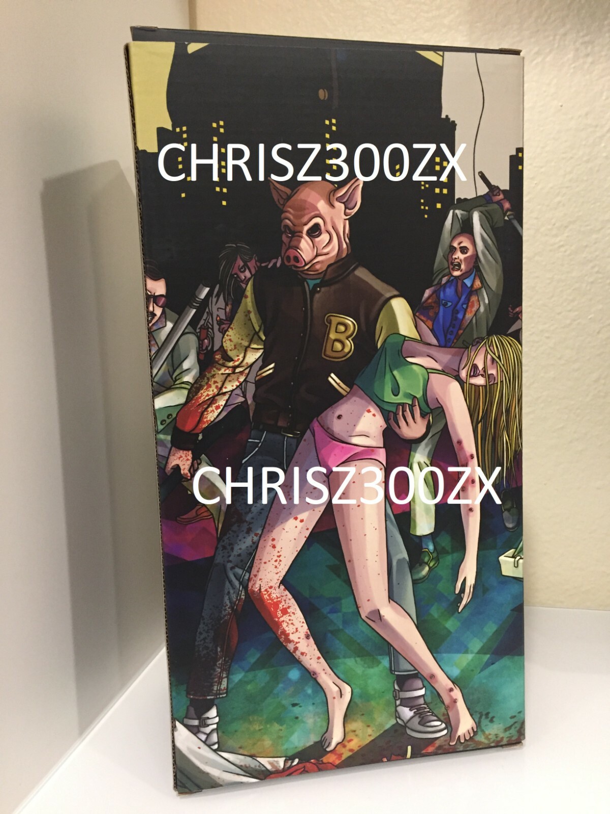 Hotline Miami Jacket Figure Statue Limited Run Biker Tony Richard Aubrey Masks