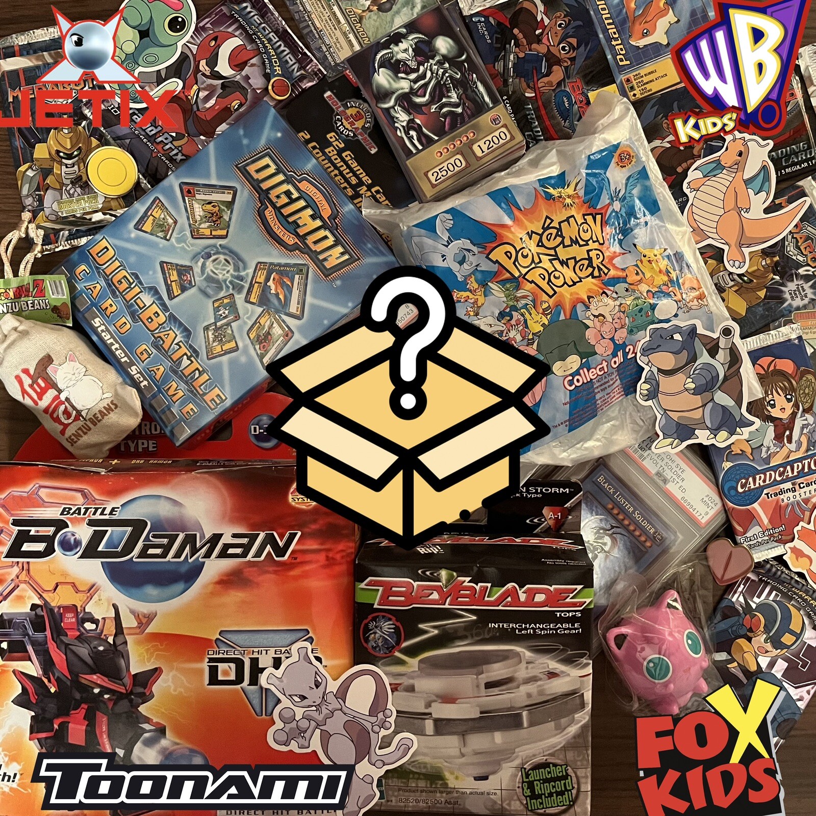 Nostalgic 2000&rsquo;s Mystery Surprise Pack (Kids WB, Fox Kids, Toonami, Jetix, etc.)