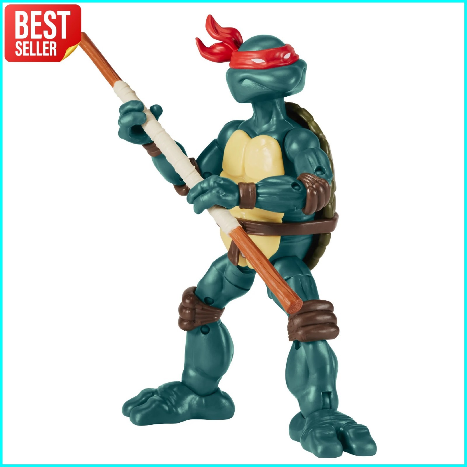 TMNT Donatello 6 Inch Comic Book Action Figure With Bo Staff Display Stand