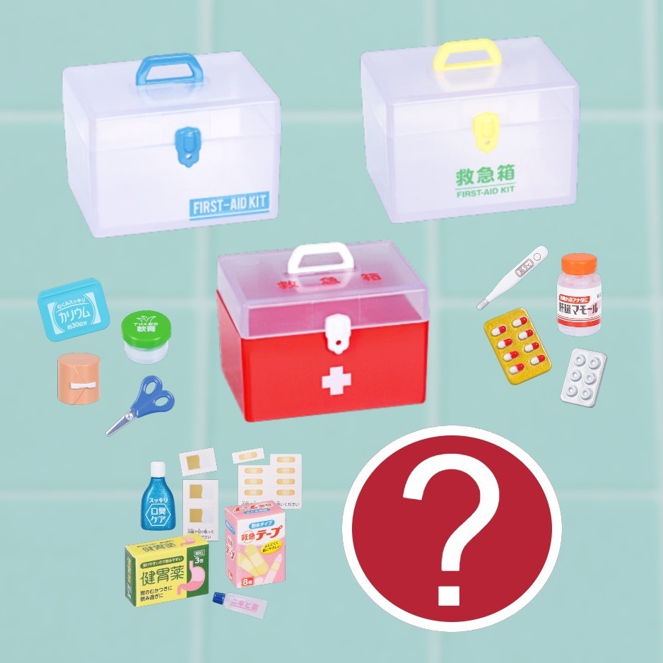 1:6 Mini Medicine First Aid Box Barbie Calico Critters Dollhouse Diorama Toy