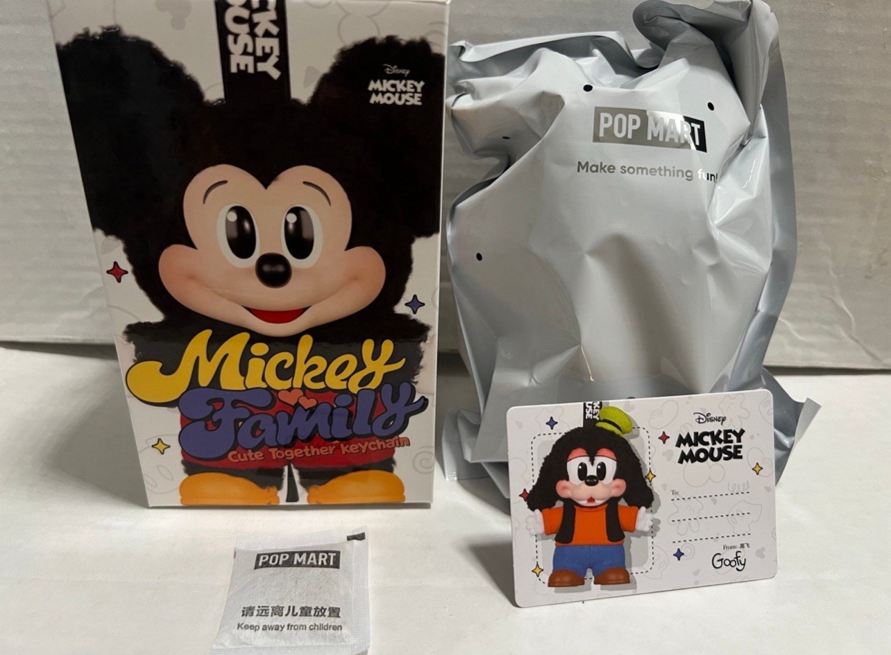 Authentic Pop Mart Disney Mickey Family Cute Together Series Plush – Goofy
