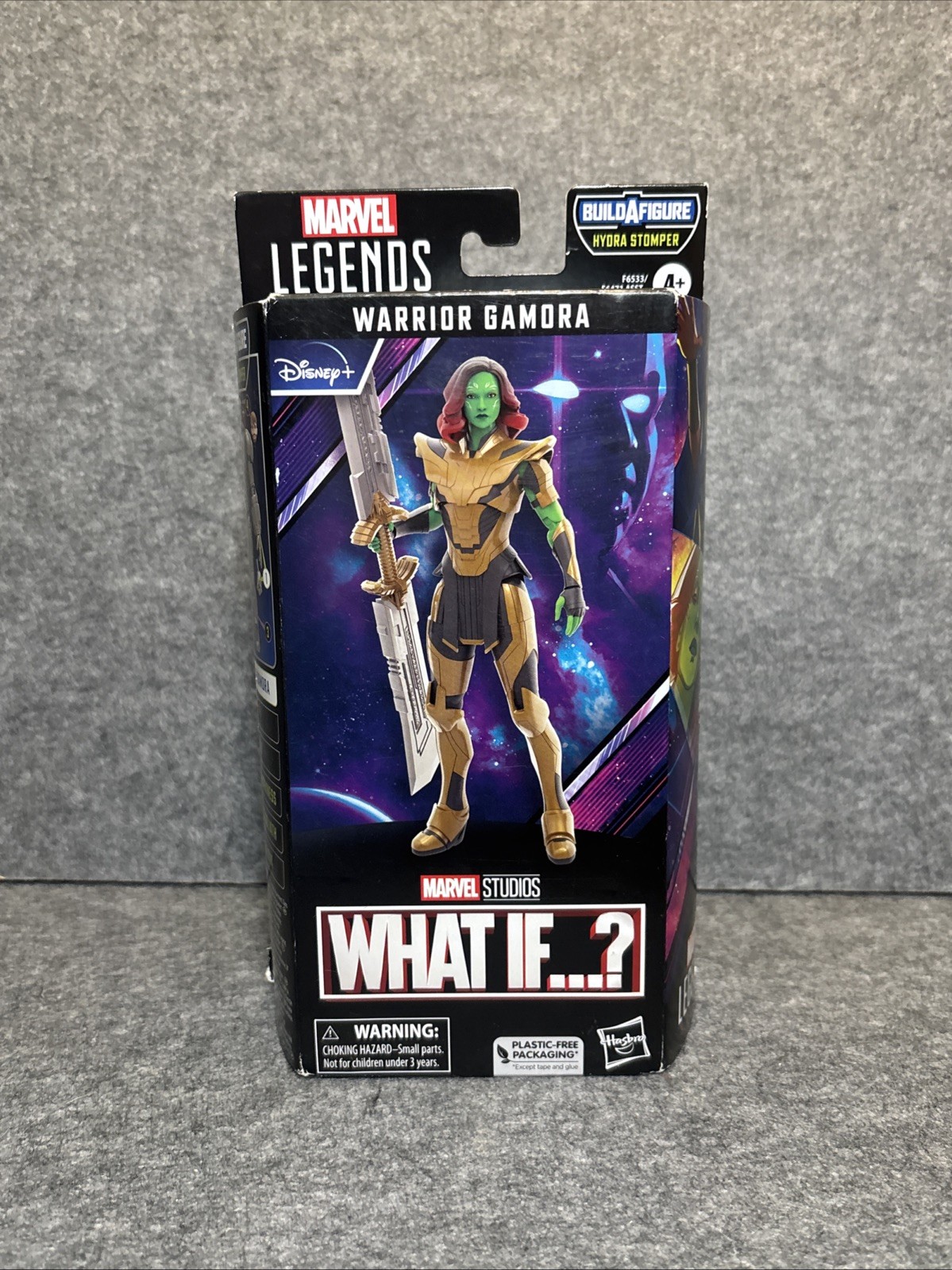 Warrior Gamora What If w/BAF Hydra Stomper 6&Prime; Scale MARVEL LEGENDS NIB