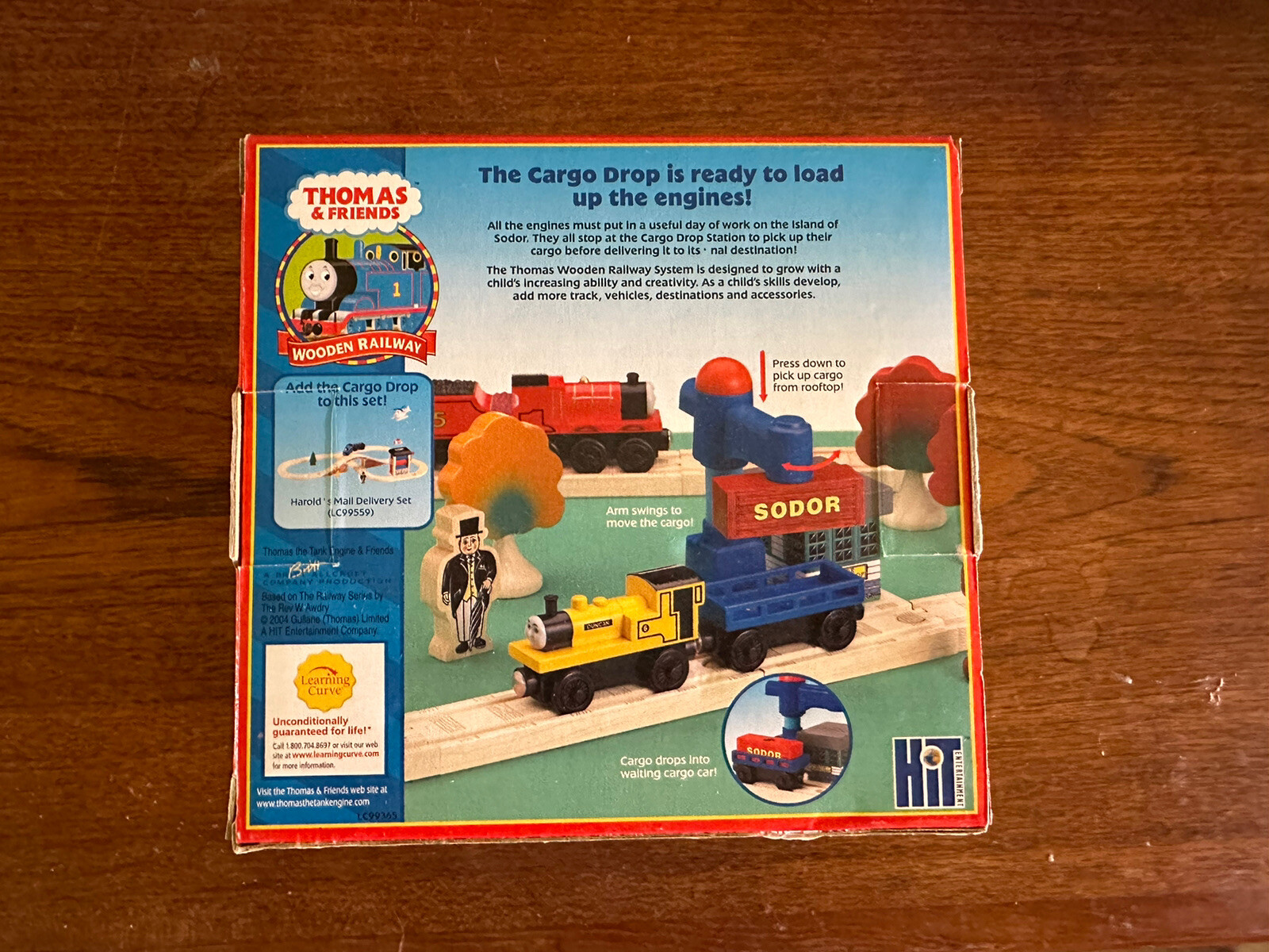 Learning Curve Wooden Thomas Train Cargo Drop Station! New!