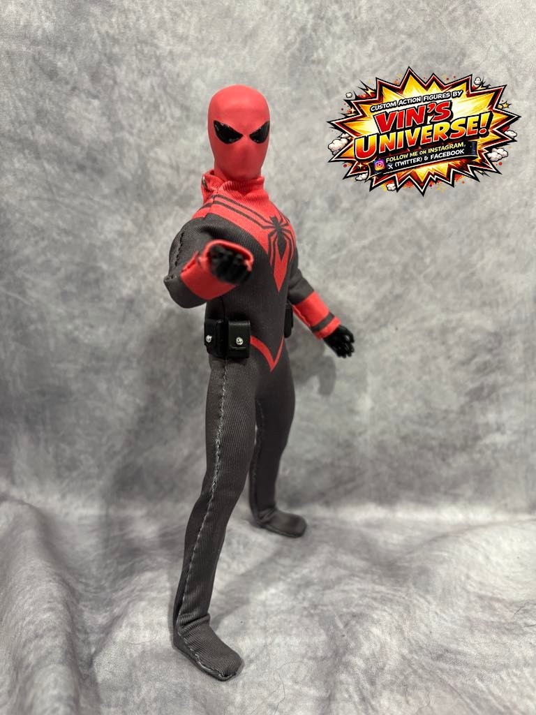 Custom 8&Prime; Mego Scale SpiderMan Assassin Peter Parker Action Figure & NO Box