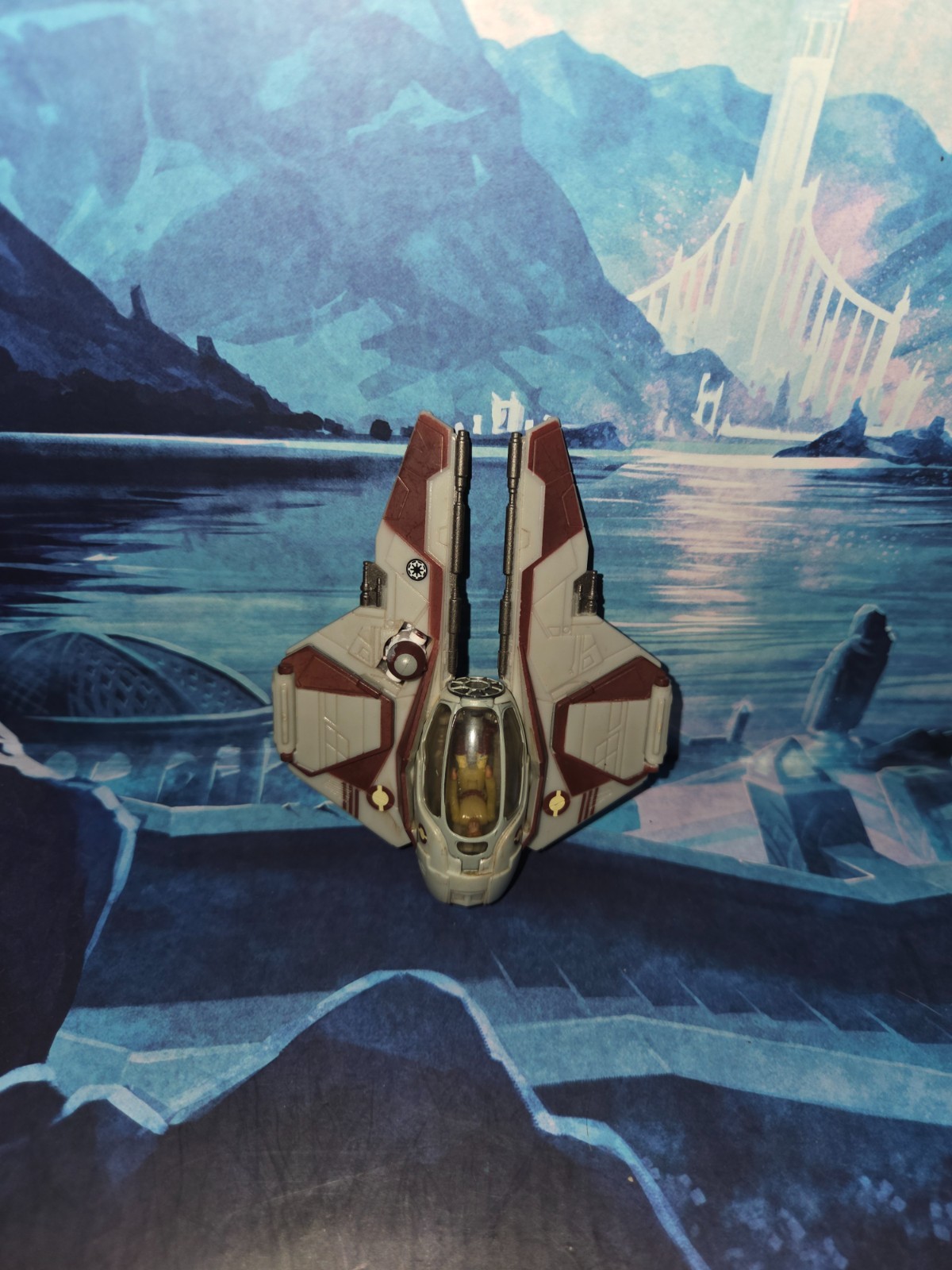 Star Wars Micro Galaxy Squadron Series 3 – Obi-WAN’s Jedi Interceptor #0056